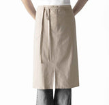 Linen Half Apron Bistro Apron  Half Apron with Pockets Craft Waist Apron for Cooking Baking Gardening Art  beige  (straight insertion bag) In Australia - Darrahopens