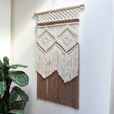 Hanging Tapestry Hand Woven Tapestries Boho Wall Art Decor Home Wall Decor Wall , Brown（40*70cm） In Australia - Darrahopens