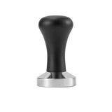 Solid wood powder press 304 stainless steel coffee powder hammer solid wood handle 53mm coffee machine solid powder hammer（Black beech wood - electroplated iron base） In Australia - Darrahopens