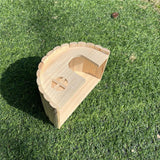 Wooden Hamster House, Arched Hideout Small Animal Hideout Hamsters Nesting Habitat for Gerbils Chinchillas Guinea Pigs Small Animals（18*12.8*10.5cm） In Australia - Darrahopens