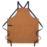 Professional Chef Apron with Pockets - Kitchen Apron for Men - Grilling Apron - Chef Aprons for Men - Apron for Women -  Cotton Canvas Fabric（light brown） In Australia - Darrahopens
