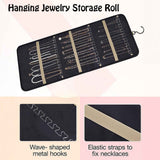 Hanging Jewelry Organizer- Dual-Sided Hanging Jewelry Organizers and Storage for Necklaces, Earrings Holder on Closet, Wall, Door, Christmas Gifts for Women,Black  L In Australia - Darrahopens