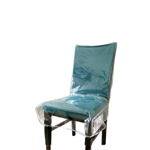 2 Pack Plastic Chair Covers, Clear Dining Room Chairs Cover Set, Transparent Waterproof Seat Protector from Cat Scratch, Dust, Spill In Australia - Darrahopens
