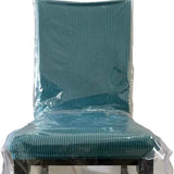 2 Pack Plastic Chair Covers, Clear Dining Room Chairs Cover Set, Transparent Waterproof Seat Protector from Cat Scratch, Dust, Spill In Australia - Darrahopens
