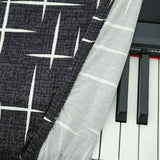Piano Dust Cover Weighted Keyboard Small Keyboard Piano Covers Waterproof Locking Clasp Keep It From Dust and Dirt （Medium size piano case） In Australia - Darrahopens