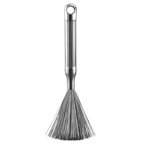 304 stainless steel pot brush, household long handle cleaning and stain removal brush, nano steel wire brush, kitchen pot washing brush In Australia - Darrahopens