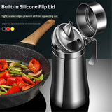 Olive Oil Dispenser, 500ML Stainless Steel Bottle with Lid, Leak Proof, Salad Dressing Storage, Cooking & BBQ In Australia - Darrahopens