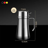 Olive Oil Dispenser, 500ML Stainless Steel Bottle with Lid, Leak Proof, Salad Dressing Storage, Cooking & BBQ In Australia - Darrahopens