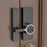 Black (Luminous) 180 Degree Barn Door Lock,3 Digit Password Keyless,Mechanical Password Lock,Flip Latch with Combination,for Barn Door, In Australia - Darrahopens