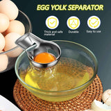 2pcs Egg Yolk Separator，Egg Separator for Raw Eggs,Food Grade Stainless Steel Egg Yolk White Separator, Kitchen Baking Gadgets In Australia - Darrahopens