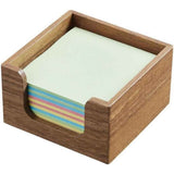 Acacia Wood Sticky Note Holder, Post It Note Dispenser for Office Desk Accessories, Self Stick Note Pad Holder, Memo Pad Holder Dispenser Organizer for School Office Desk Supplies In Australia - Darrahopens