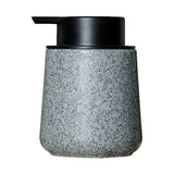 Liquid Soap Dispenser with Easy-to-Press Pump, 250ML  Refillable Hand Soap Dispenser with Extended Spout for Bathroom Kitchen Dish Lotion, Modern Stone Texture (Marble pattern - dark gray) In Australia - Darrahopens