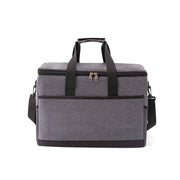Collapsible  Cooler Bags Insulated, Front Zipper Pocket & Shoulder Strap, Portable Leakproof Soft Sided Coolers for Camping/Beach/Picnic/Travel - Grey small size In Australia - Darrahopens