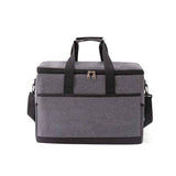 Collapsible  Cooler Bags Insulated, Front Zipper Pocket & Shoulder Strap, Portable Leakproof Soft Sided Coolers for Camping/Beach/Picnic/Travel - Grey small size In Australia - Darrahopens