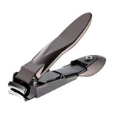 Heavy Duty Sharp Self-Collecting Nail Cutter, Ergonomic Lever for Fingernails & Toenails, Ideal Gift for Men & Grooming Gifts（black） In Australia - Darrahopens