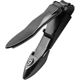 Heavy Duty Sharp Self-Collecting Nail Cutter, Ergonomic Lever for Fingernails & Toenails, Ideal Gift for Men & Grooming Gifts（black） In Australia - Darrahopens
