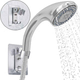 2pcs Strong Adhesive Shower Head Holder  Adjustable Shower Wand Holder,Handheld Shower Head Wall Mount Bracket with 2 Hanger Hooks, In Australia - Darrahopens