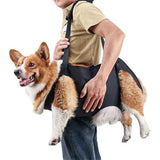 Lift Harness,Full Body Dog Sling Carrier with Handle,Total Body Support for Dogs,Pet Dog Leg Support Sling Adjustable Retractable Breathable Lift Harness (M) In Australia - Darrahopens