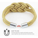 4-piece set of powerful magnetic curtain straps upgraded The curtain straps are woven with knots to decorate the curtain buckle, suitable for home and office curtains (gold) In Australia - Darrahopens
