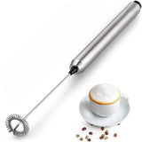 Milk Frother Handheld Electric Milk Foamer Portable Mini Mixer Machine Stainless Steel Touch Handheld Espresso Mixer Battery Operated Frother Coffee Stirrer Maker for Hot Chocolate Coffee In Australia - Darrahopens