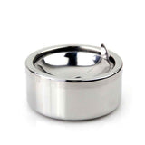 2pcs Silver Metal Ashtray with a Lid for Cigarettes - Windproof Outdoor Ashtrays Can Patio Outdoor Indoor Decorative Fancy Ash Tray In Australia - Darrahopens