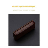 PU Leather Business Card Holder, 2Pcs Name Card Case with Magnetic Shut Wallet Pocket Carrier for ID Card Men Women, Brown In Australia - Darrahopens