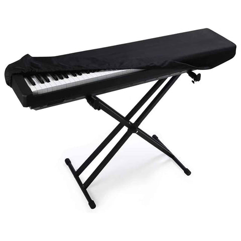 88 Key Keyboard Dust Cover - Stretchable Fabric Protector for Digital Piano & Electronic Keyboards (Black) - Universal Fit with Storage Bag In Australia - Darrahopens