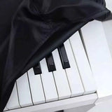 88 Key Keyboard Dust Cover - Stretchable Fabric Protector for Digital Piano & Electronic Keyboards (Black) - Universal Fit with Storage Bag In Australia - Darrahopens
