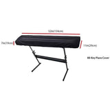 88 Key Keyboard Dust Cover - Stretchable Fabric Protector for Digital Piano & Electronic Keyboards (Black) - Universal Fit with Storage Bag In Australia - Darrahopens