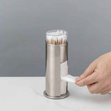 2 in 1 Round Cosmetic Cotton Pad Holder, Stainless Steel Cotton Swabs Make up Pads Dispenser Organizer Box  Holder with Acrylic Lids for Bathroom Vanity Storage In Australia - Darrahopens