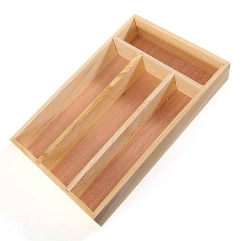 Drawer Organizer Premium Cutlery and Utensil Tray| Perfect For The Kitchen, Bathroom, Desk, etc.| Kitchen Drawer Divider with 4 Compartments In Australia - Darrahopens