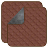 Waterproof Chair Pads for Incontinence (53*56cm) - Washable, Waterproof Seat Protector - Chair Protector Seat Cover - Absorbent Pad for Bed, Seat, Car, Wheelchair & Recliner （Coffee, 2 Pcs) In Australia - Darrahopens