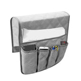 Sofa Armrest Organizer Non-Slip Remote Control Holders for Recliner Couch Chair Armchair Caddy with 5 Pockets for Table,Cell Phone,Magazines,Books (grey) In Australia - Darrahopens