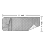 Sofa Armrest Organizer Non-Slip Remote Control Holders for Recliner Couch Chair Armchair Caddy with 5 Pockets for Table,Cell Phone,Magazines,Books (grey) In Australia - Darrahopens