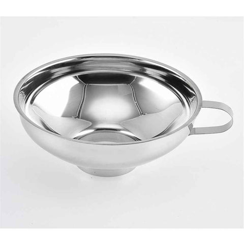 Stainless Steel Wide Mouth Funnel Rust Resistant Canning Funnel Kitchen Cooking Jars Funnel with Handle for Liquids and Solids (small size) In Australia - Darrahopens