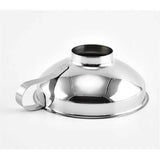 Stainless Steel Wide Mouth Funnel Rust Resistant Canning Funnel Kitchen Cooking Jars Funnel with Handle for Liquids and Solids (small size) In Australia - Darrahopens