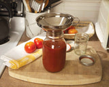 Stainless Steel Wide Mouth Funnel Rust Resistant Canning Funnel Kitchen Cooking Jars Funnel with Handle for Liquids and Solids (small size) In Australia - Darrahopens
