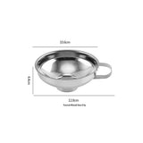 Stainless Steel Wide Mouth Funnel Rust Resistant Canning Funnel Kitchen Cooking Jars Funnel with Handle for Liquids and Solids (small size) In Australia - Darrahopens