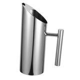 Stainless Steel Water Pitcher for Home and Bar Polished Metal Beverage Container for Cold Drinks Juice Tea and Cocktail Mixing Fridge Pitcher  1.0L In Australia - Darrahopens
