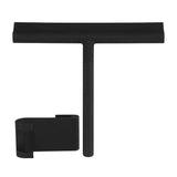 Squeegee for Window Cleaning Bathroom Squeegee Window Washer Glass Shower Door Mirror Tile Tub Silicone Cleaning Tool （Black) In Australia - Darrahopens