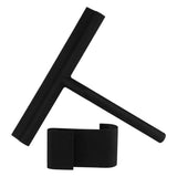 Squeegee for Window Cleaning Bathroom Squeegee Window Washer Glass Shower Door Mirror Tile Tub Silicone Cleaning Tool （Black) In Australia - Darrahopens