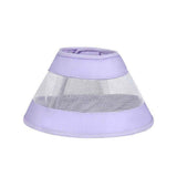 Cat Recovery Protective Cone Collar After Surgery-Soft Adjustable Waterproof Lightweight Elizabethan Collar to Prevent Cats from Touching Stitches, Wounds and Rashes (Light Purple, M) In Australia - Darrahopens