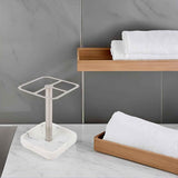 Toothbrush Holder Stainless Steel Bathroom Toothbrush Storage Organizer Toothpaste Holder Stand Rack for Bathroom Vanity, Countertops (Silver) In Australia - Darrahopens
