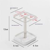 Toothbrush Holder Stainless Steel Bathroom Toothbrush Storage Organizer Toothpaste Holder Stand Rack for Bathroom Vanity, Countertops (Silver) In Australia - Darrahopens