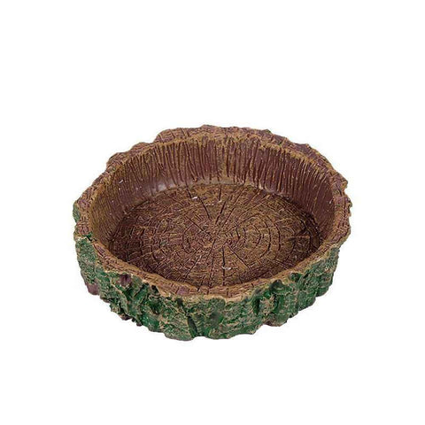 2 Pcs Reptile Feeding Dish Bowl,Reptile Tree Trunk Food/Water Dish for Reptiles,Amphibians,Bearded Dragon,Lizard,Gecko,Tortoise,Hermit Crab and Little Critters In Australia - Darrahopens