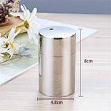Toothpicks Holder Stainless Steel Modern ,Toothpicks Holder Dispenser Home Hotel(No Toothpicks)Circular bright surface In Australia - Darrahopens