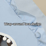 Bunny Tent Guinea Pig House Bed Cozy Hamster Cave Large Hideout for Dwarf Rabbits Hedgehog Bearded Dragon Nest Hamster Cage Accessories (Blue) In Australia - Darrahopens
