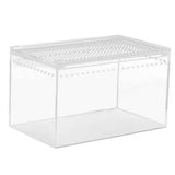 Reptile Terrarium Enclosure  Acrylic Tarantula Breeding Box Magnetic Hermit Crab Habitat Tank Transparent Jumping Spider Cage for Insect Snail Amphibians Sling Isopods（20*15*10cm） In Australia - Darrahopens