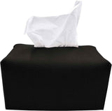 Tissue Box Cover,Modern PU Leather Rectangular Tissue Box Holder - Decorative Holder/Organizer for Bathroom Vanity Countertop, Night Stands, Office Desk -  rectangular black In Australia - Darrahopens