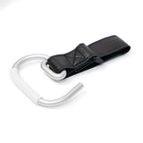2 Pcs Stroller Hooks, Mommy Stroller Clip and Stroller Accessories Organizer Hook, Brushed Aluminum Hook for Strollers/Walkers/Mobility Scooter/Wheelchair/Rollator(Black) In Australia - Darrahopens